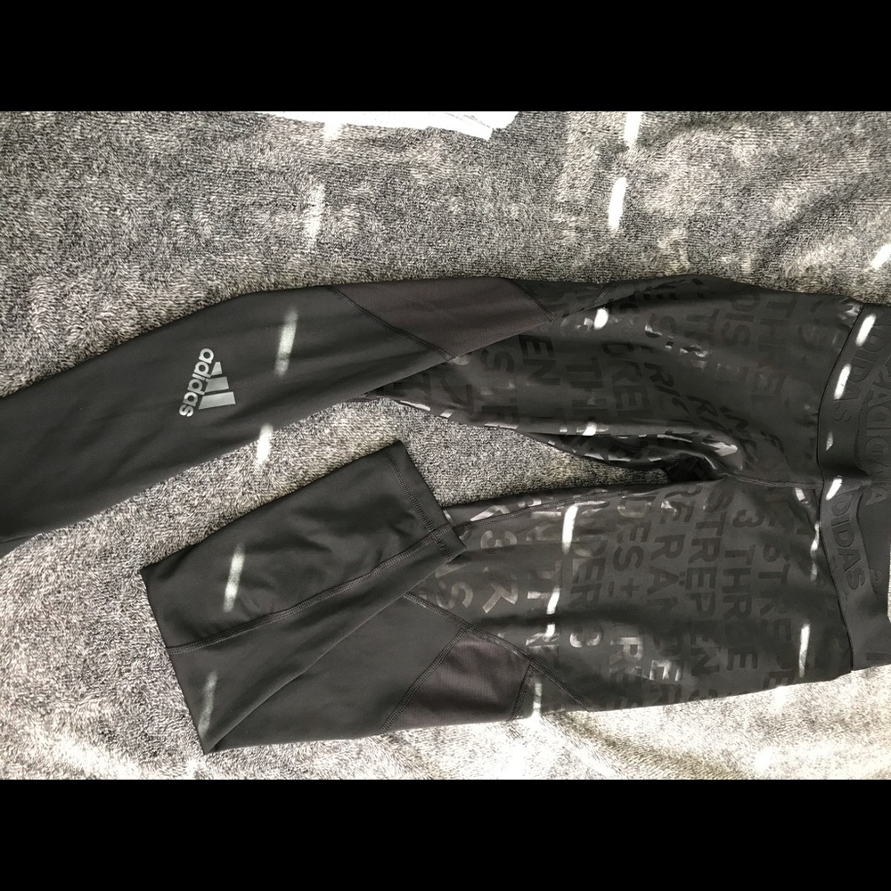 Adidas black yoga pants/ leggings